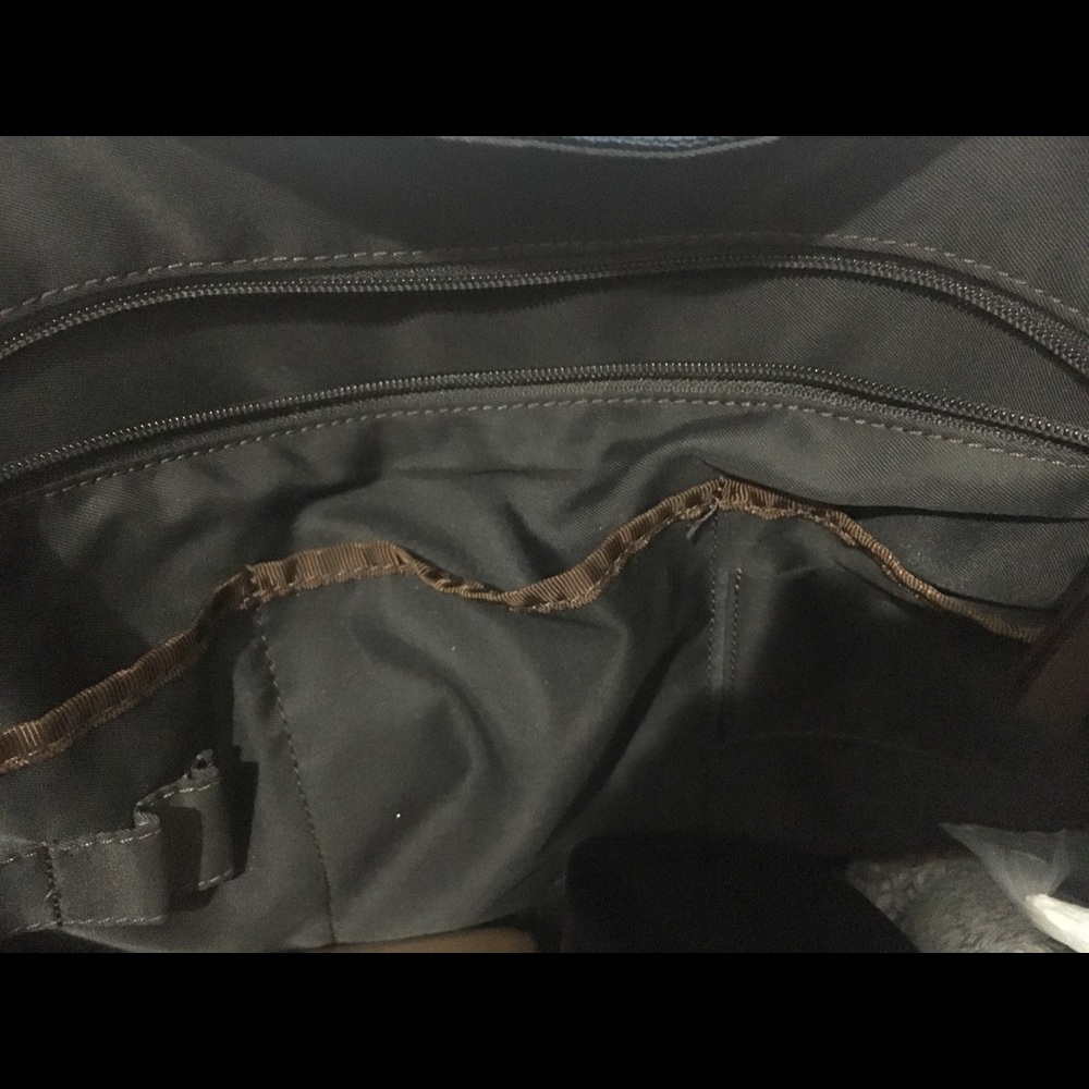 Fossil Navy Blue Crossbody Laptop Bag - Picture 7 of 8